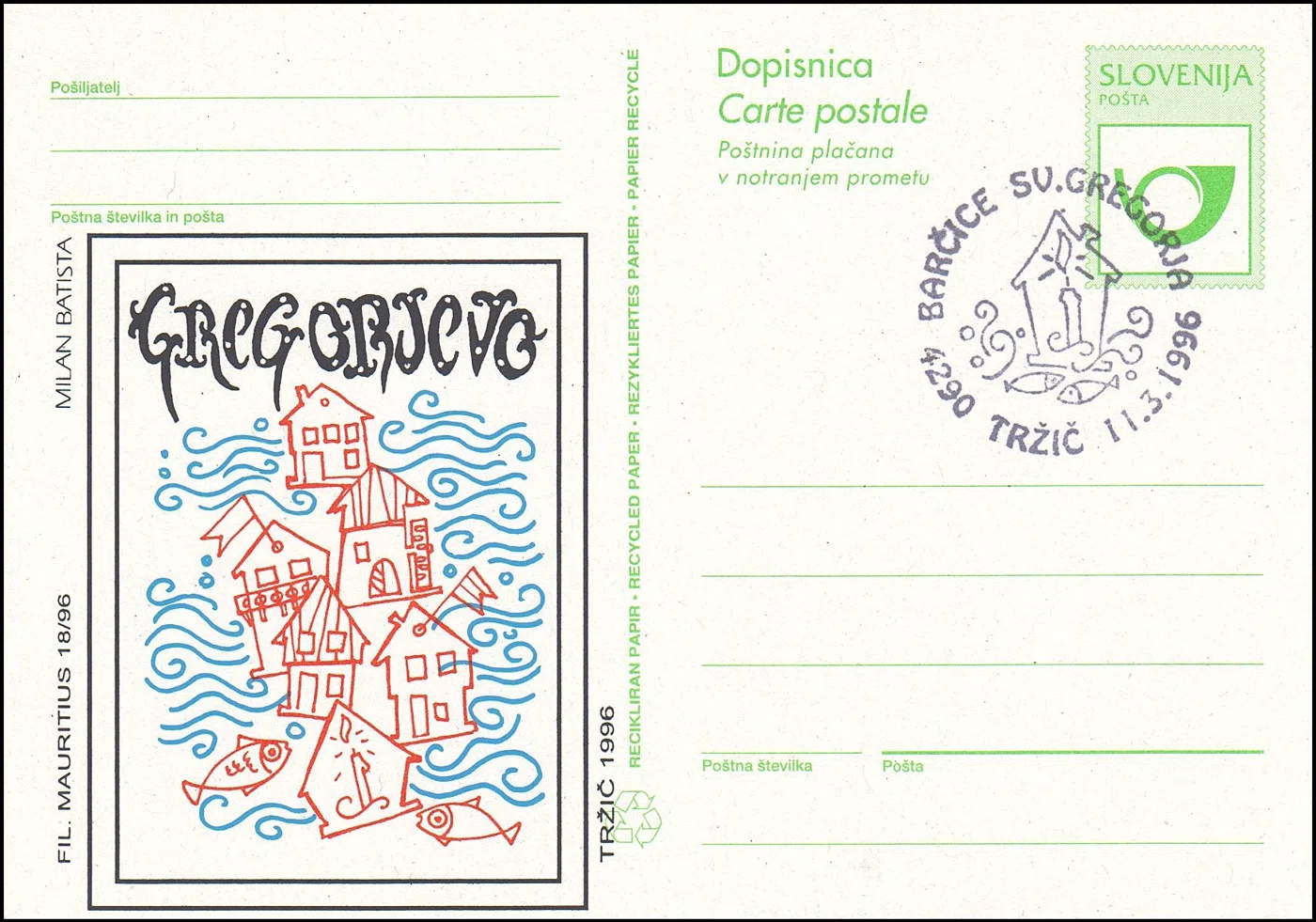 BARČICE SV. GREGORJA
